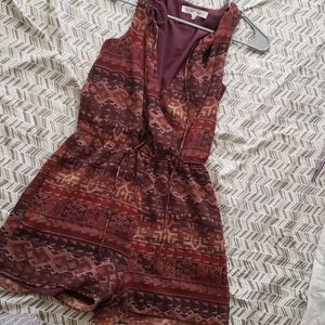 BCBG Tribal Pattern Romper